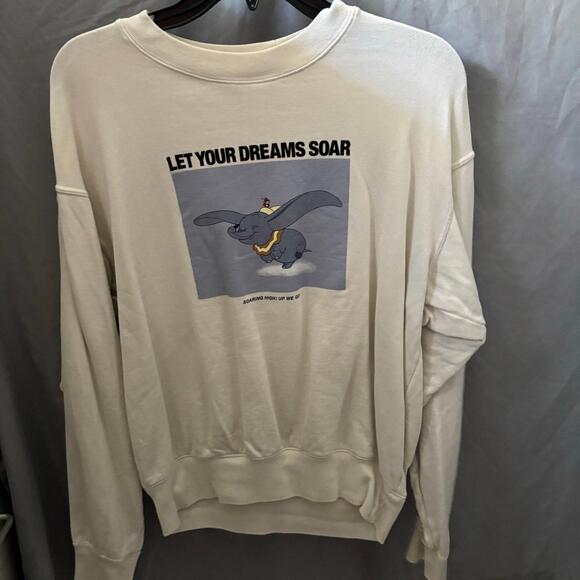 Disney Sweaters - Disney Cream Sweater with Dumbo Graphic